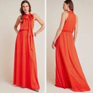 Anthropologie Sachin & Babi Cecelia Dress Sleeveless Size 8 Red, NWT